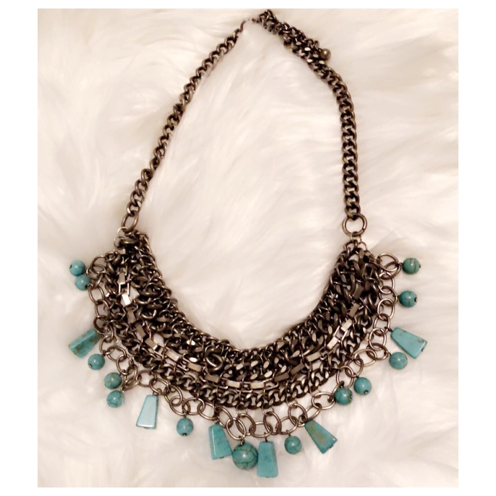 Turquoise & Silver Necklace